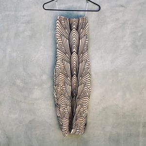 Guess Nude + Black Strapless Formal Dress